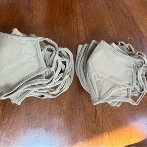 Gray cotton face mask